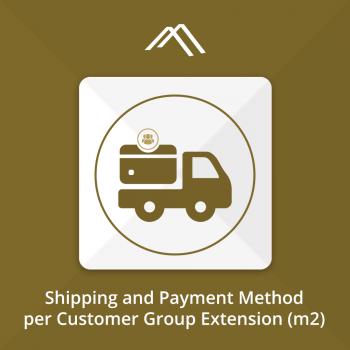 Shipping and Payment Method per Customer Group for Magento 2 - Screenshot 1