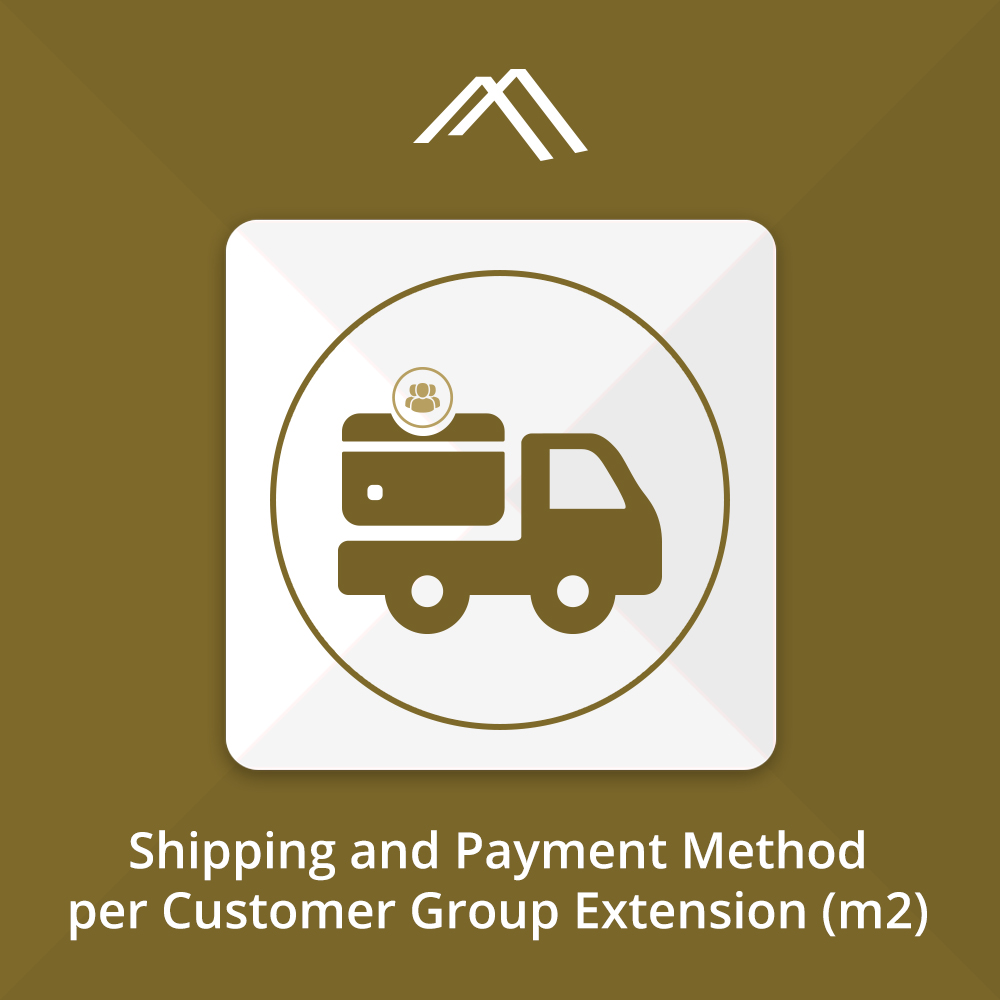 Shipping and Payment Method per Customer Group for Magento 2 - Screenshot 1