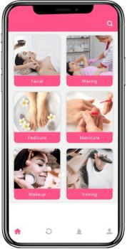 On-demand Beauty Service App - Screenshot 1