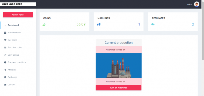Hyip Fancy Rewards PHP Script Create your own investments game - Screenshot 4