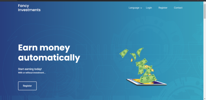 Hyip Fancy Rewards PHP Script Create your own investments game - Screenshot 1