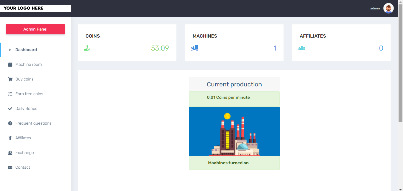 Hyip Fancy Rewards PHP Script Create your own investments game - Screenshot 6