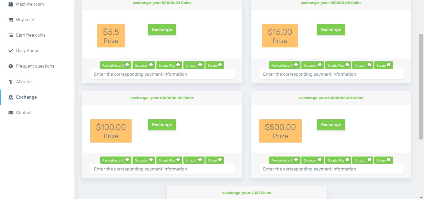 Hyip Fancy Rewards PHP Script Create your own investments game - Screenshot 14
