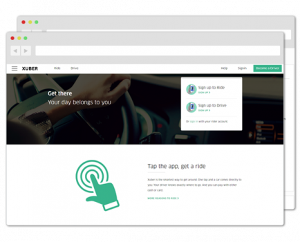 Develop an Uber Clone - like Taxi App on Your Own - Screenshot 1