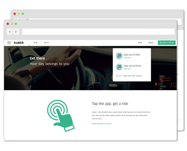 Develop an Uber Clone - like Taxi App on Your Own - Screenshot 1