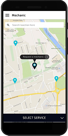 Launch an exemplary Uber for mechanic app for a remunerative business - Screenshot 1