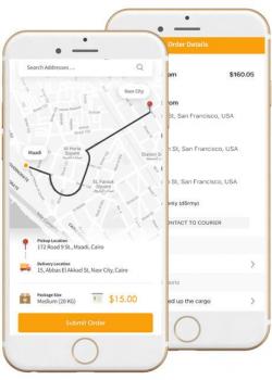 Launch a fully-functional On-demand Service app like uber for courier - Screenshot 1