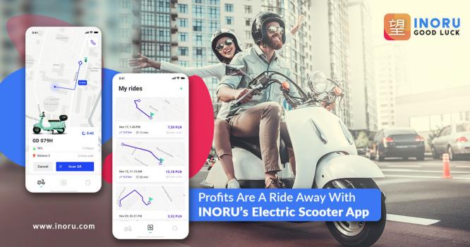 E-scooter app development - Screenshot 1