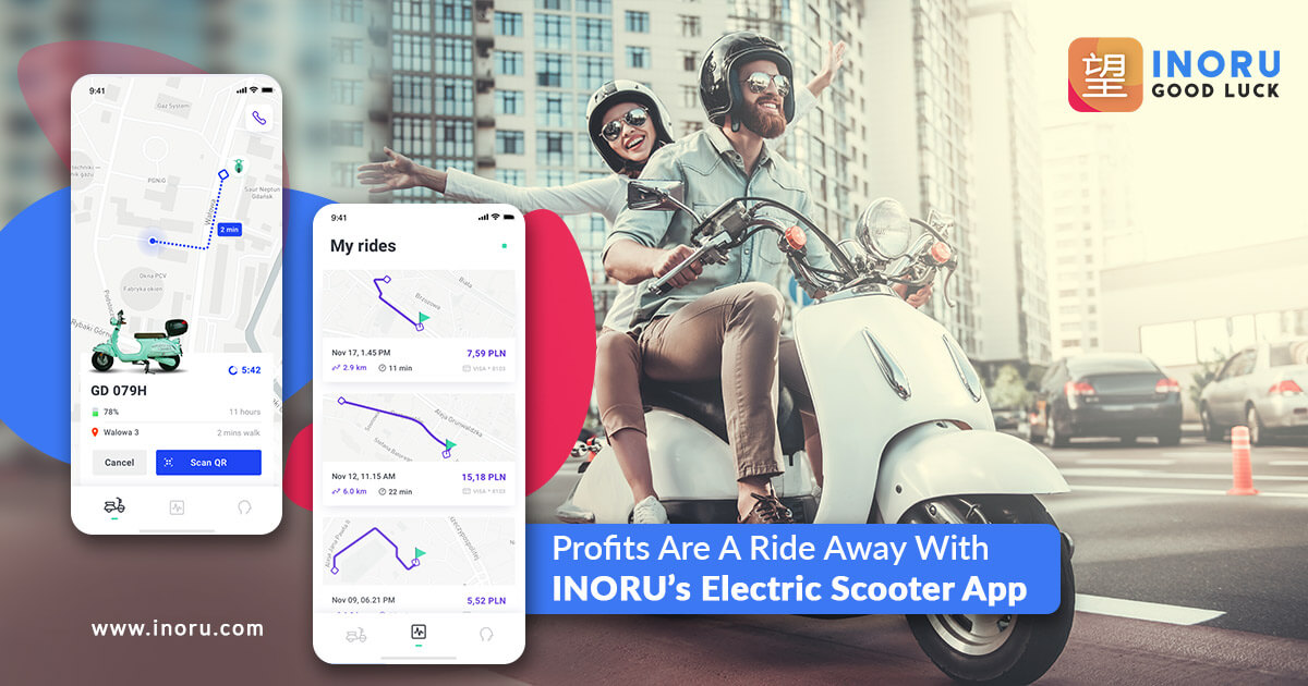 E-scooter app development - Screenshot 1
