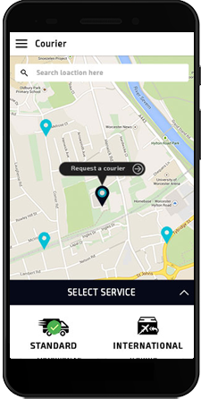 Build Your Business with An App like Uber For Courier - Screenshot 1