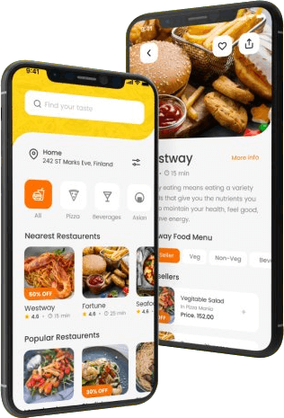 Talabat Clone - 100% Customizable Food Delivery Clone App - Screenshot 1