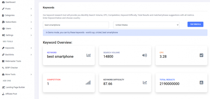 SEOCMS - Best CMS For Bloggers & E-com Affiliates - Screenshot 4