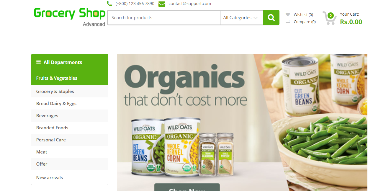 Readymade Advanced grocery store script - Screenshot 1