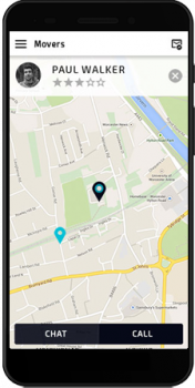 On-demand Services With Uber-like app for moving service - Screenshot 1