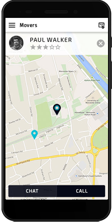 On-demand Services With Uber-like app for moving service - Screenshot 1
