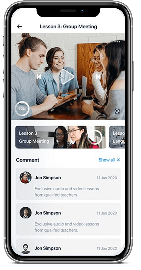 Video Mentoring Platform - Inoru - Screenshot 1