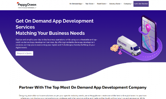 Visit Listing - On Demand App Development Company | PeppyOcean On Demand App Development Company | PeppyOcean - Screenshot 1
