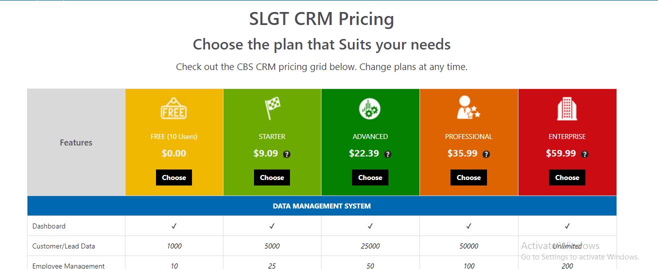 SLGT-CRM - Screenshot 1