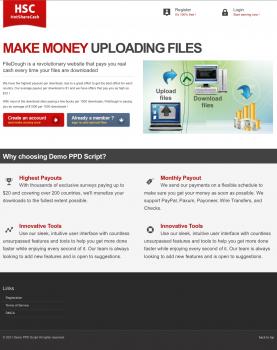 Visit Listing - FileShare Script FileShare Script - Screenshot 1