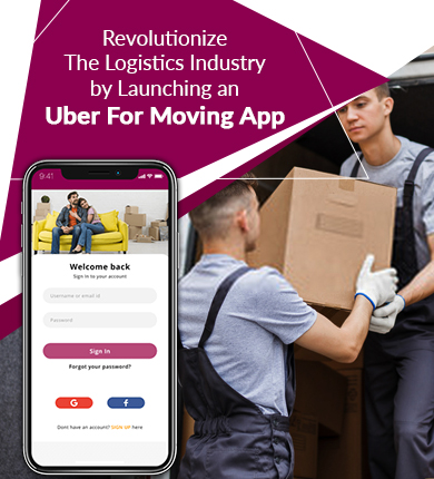 On-demand movers app development solution - Screenshot 1