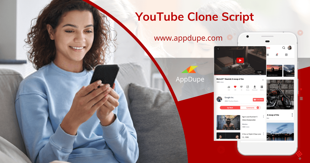 Emerge as a leading player in the digital era by obtaining the ready-made YouTube clone App - Screenshot 1