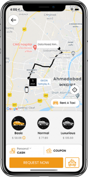Ola Clone: Online Taxi Booking App - Screenshot 1