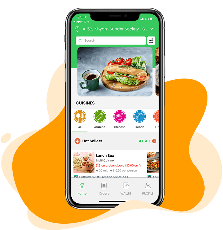 UberEats Clone: On Demand Food Delivery App - Screenshot 1