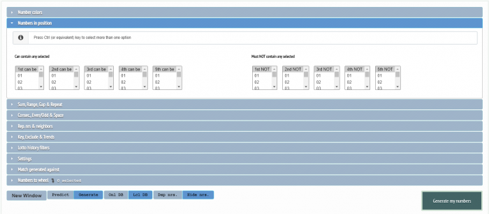 Lotto Results | Predictions | Statistics - Screenshot 2