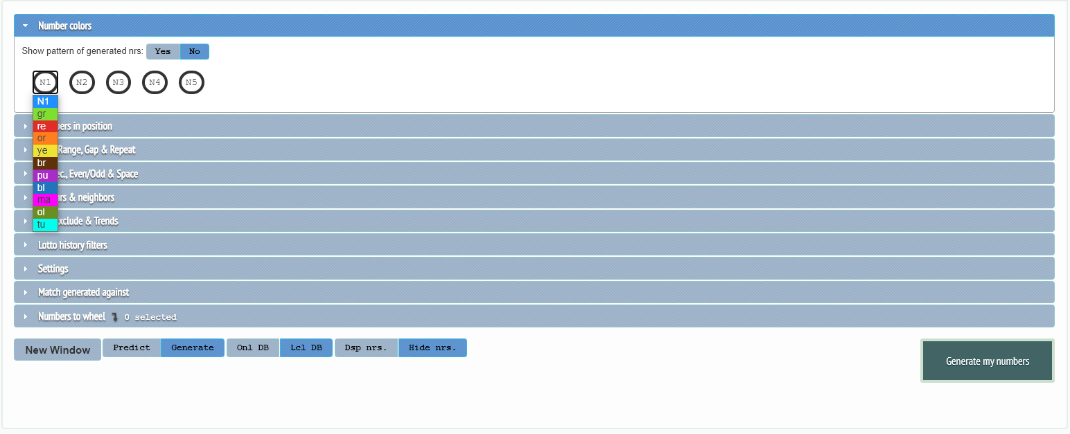 Lotto Results | Predictions | Statistics - Screenshot 1