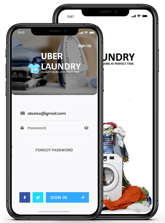 Uber For Laundry - A New Age Advantageous Application For Laundry Needs! - Screenshot 1