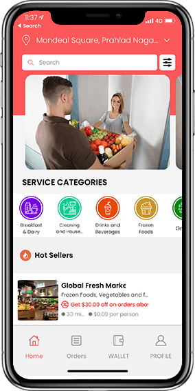 Zulzi Clone: On-Demand Grocery Delivery App - Screenshot 1