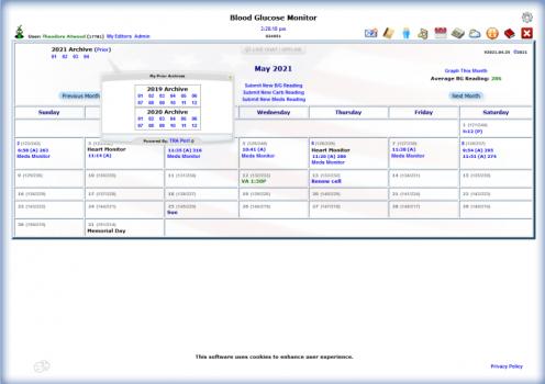 WebCal - Diabetes Monitor - Screenshot 4