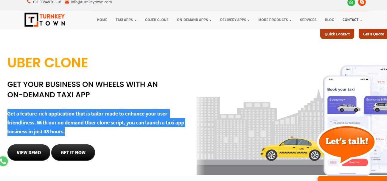Uber Clone App Development | Taxi Booking App Development - Screenshot 1