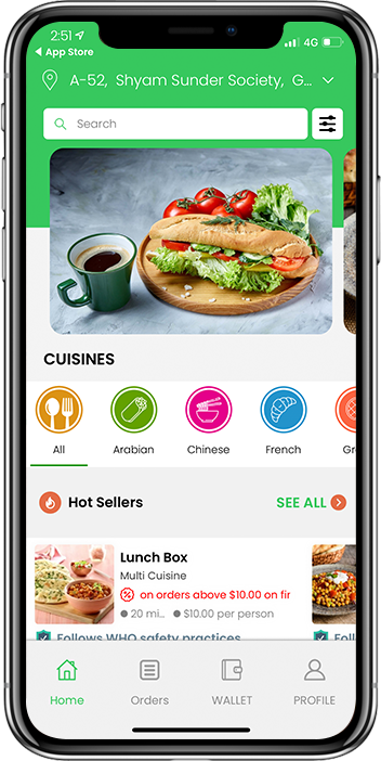 Zomato Clone: White-label Food Delivery App - Screenshot 1