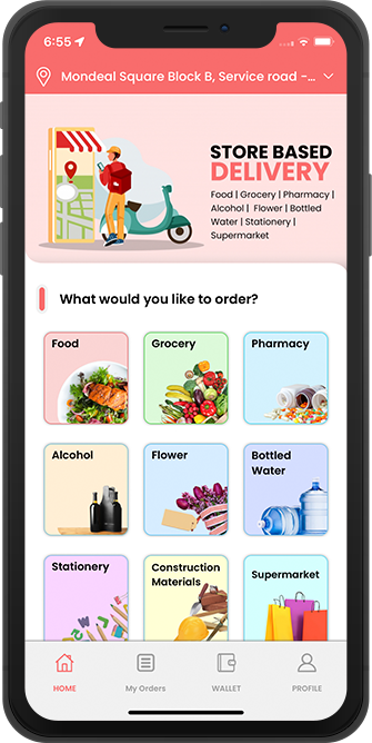 Taw9eel Clone: On-Demand Delivery App - Screenshot 2