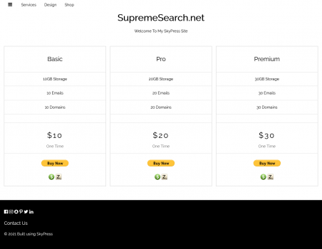 Skypress - HTML &amp - Screenshot 2