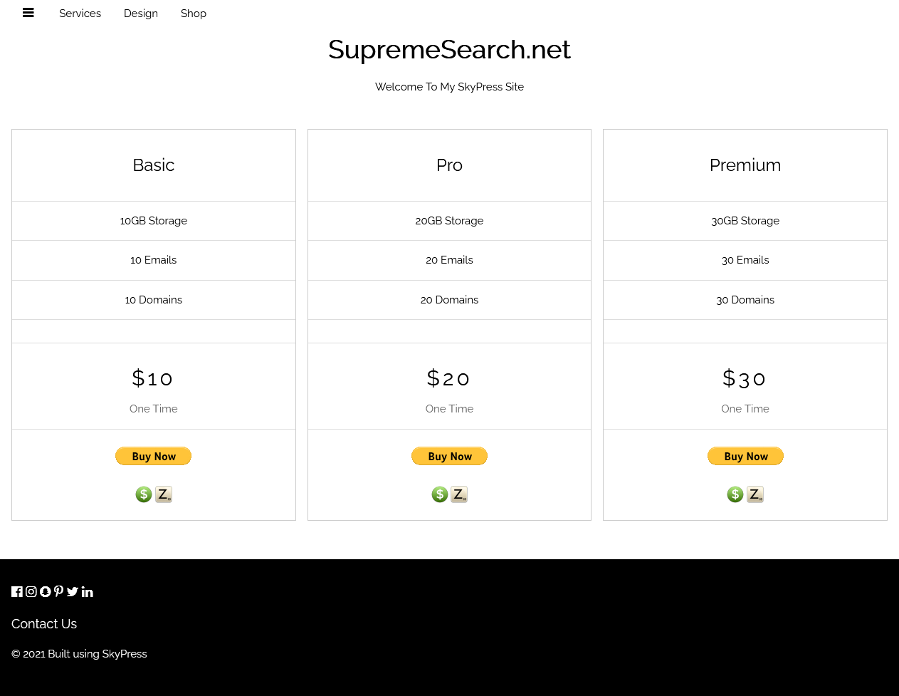 Skypress - HTML &amp - Screenshot 2
