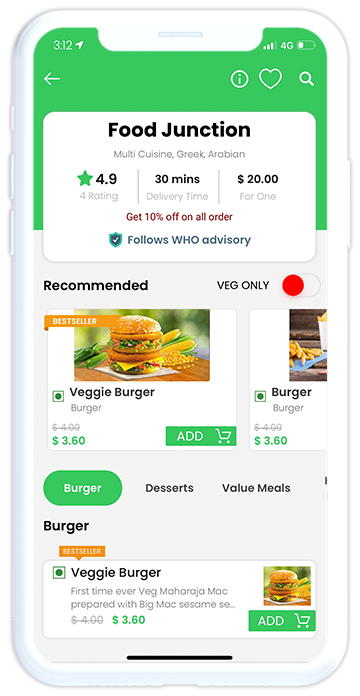 Seamless Clone: On-Demand Food Delivery App - Screenshot 1
