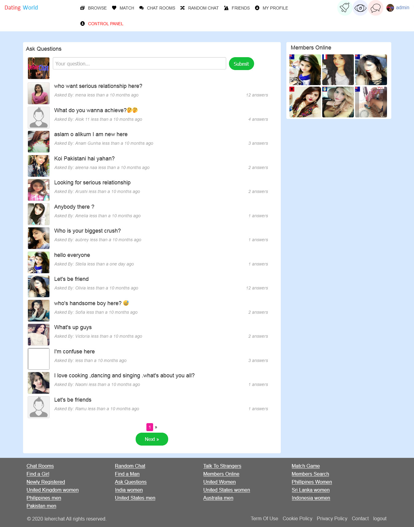php group chat room web script with audio ,video call - Screenshot 3