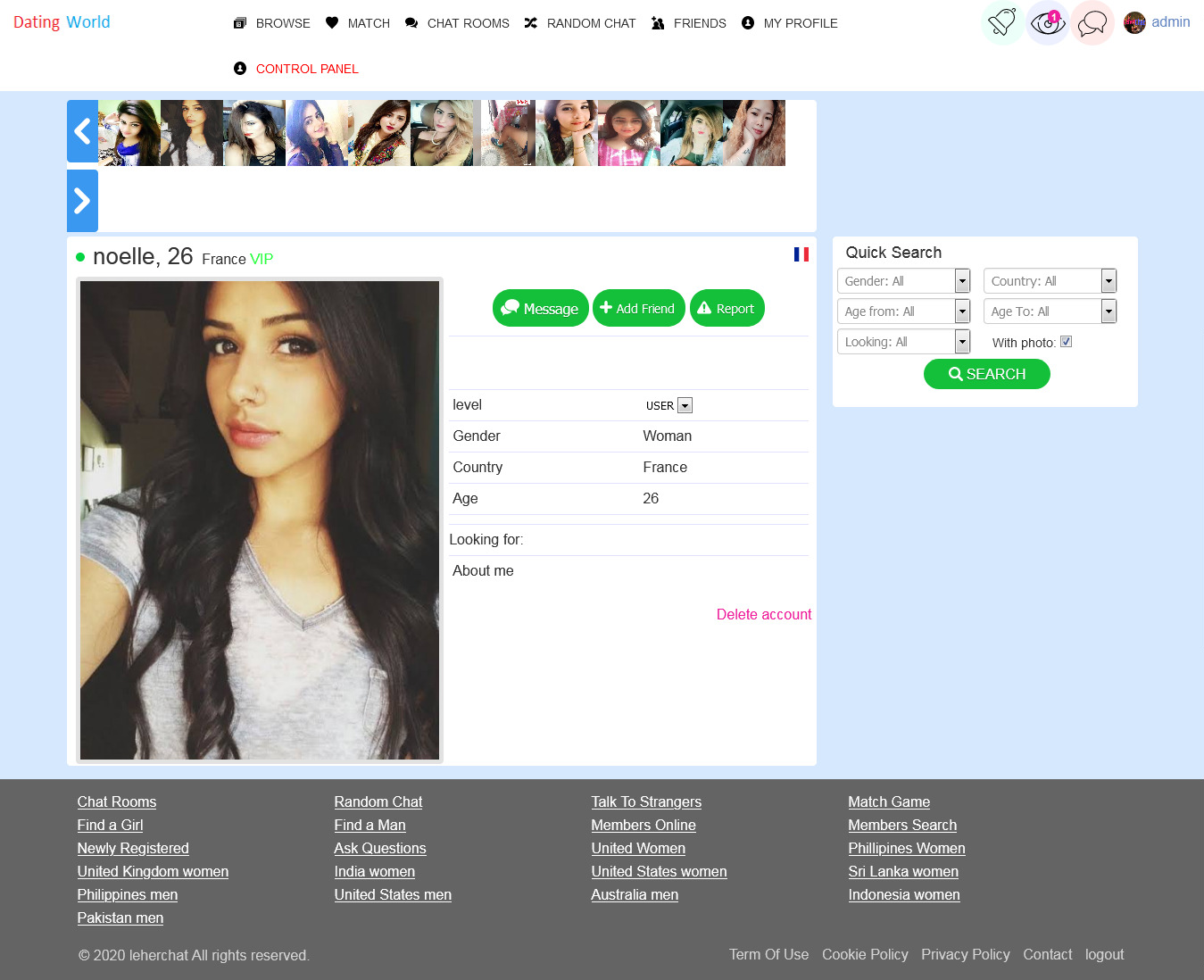 php group chat room web script with audio ,video call - Screenshot 4