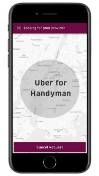 On-demand handyman service app - Screenshot 1