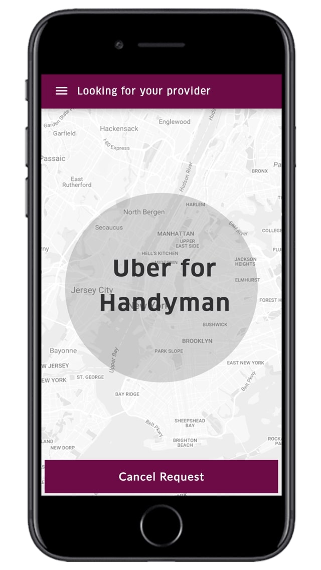 On-demand handyman service app - Screenshot 1