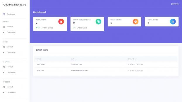 Cloud Flix - Subscription-Based Video Streaming Service - Screenshot 1