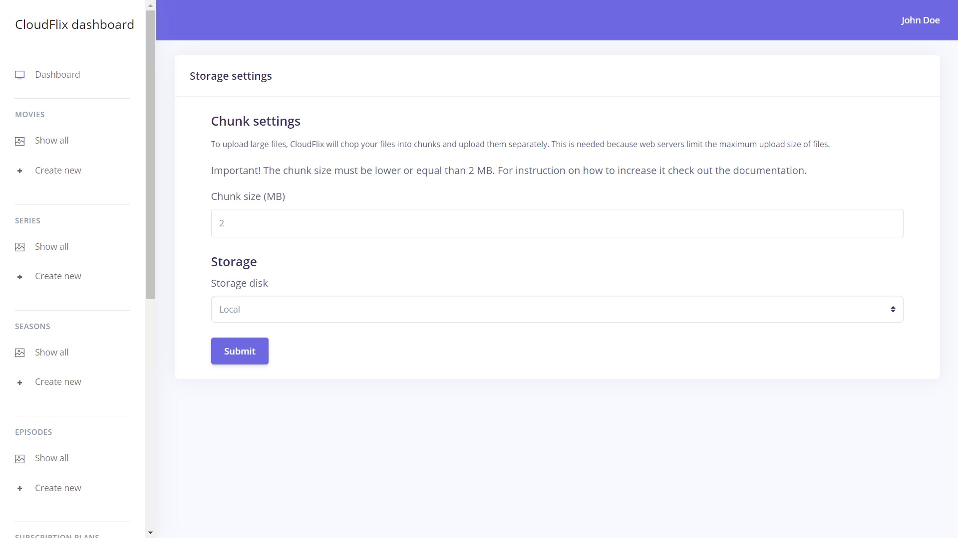 Cloud Flix - Subscription-Based Video Streaming Service - Screenshot 10