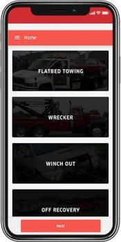 An on-demand roadside assistance app helps entrepreneurs reduce fatalities easily - Screenshot 1