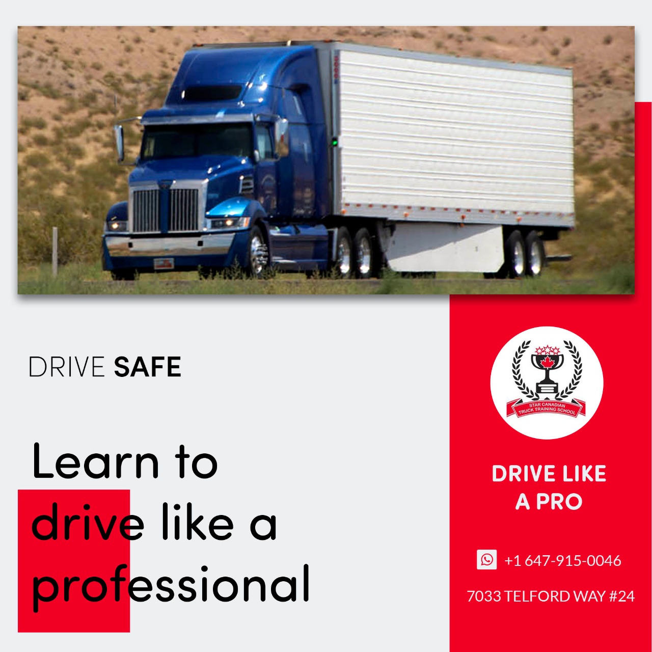 Star Canadian Truck Training School - Truck Driving School Mississauga - Screenshot 1