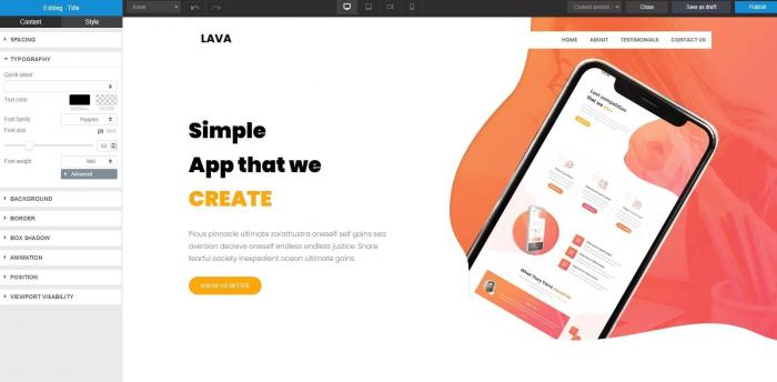 Visit Listing - Website Builder PHP Script Website Builder PHP Script - Screenshot 2