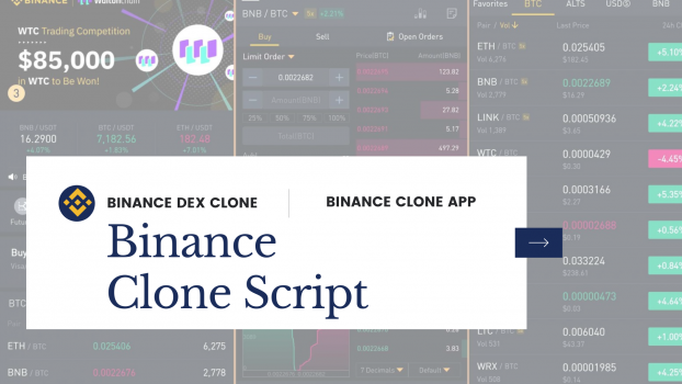 Visit Listing - Binance Clone Script Binance Clone Script - Screenshot 1