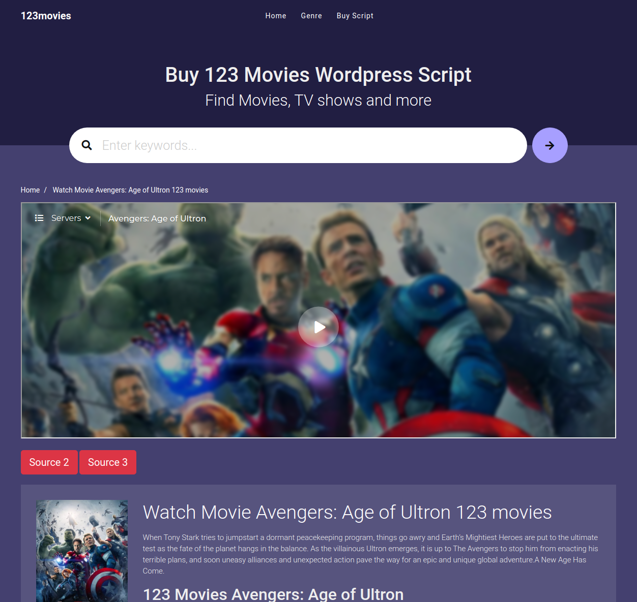 Buy 123 Movie Script - Screenshot 1