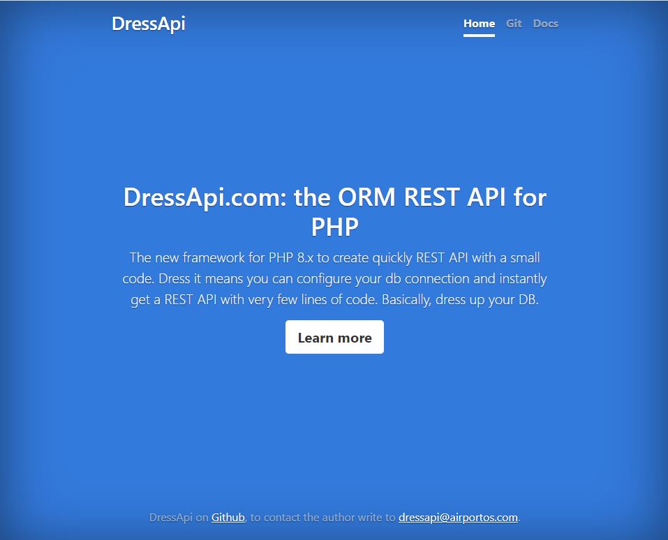 DressApi - Screenshot 1